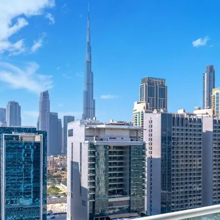 Skyline 20Th 1Br With Stunning Burj Khalifa View Apartment Dubai Exterior photo