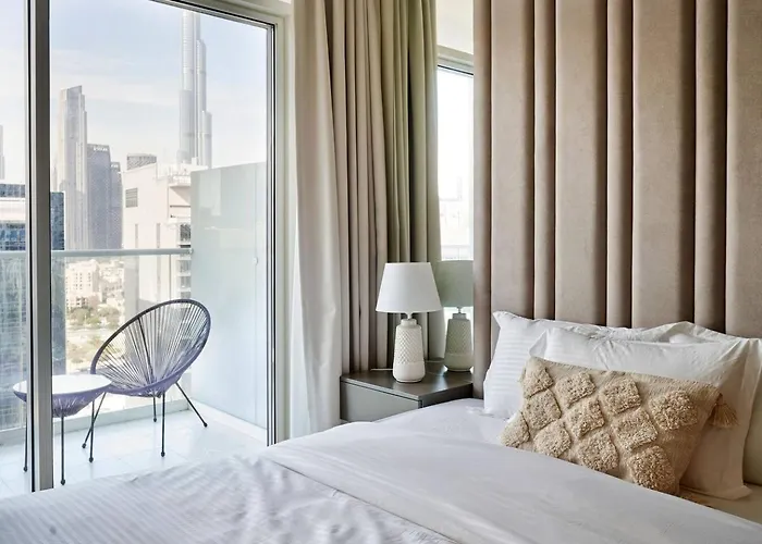Skyline 20Th 1Br With Stunning Burj Khalifa View