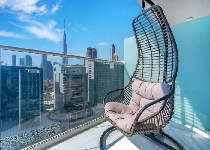 Skyline 20Th 1Br With Stunning Burj Khalifa View